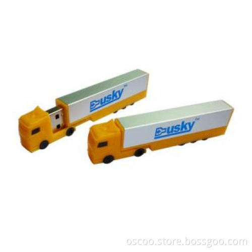 Truck usb thumb drive with free logo prinitng